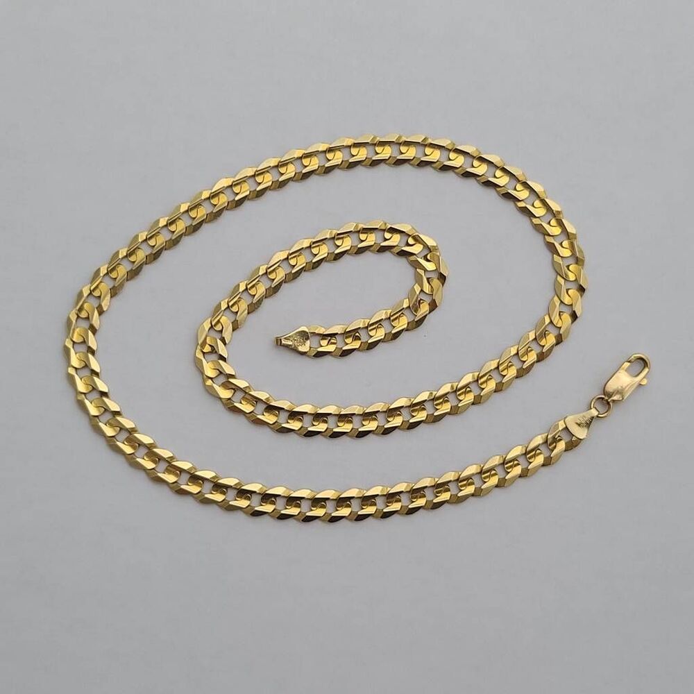 Men's Italian Gold 14K Necklace Heavy 43 Grams Made in Italy 22.6 in